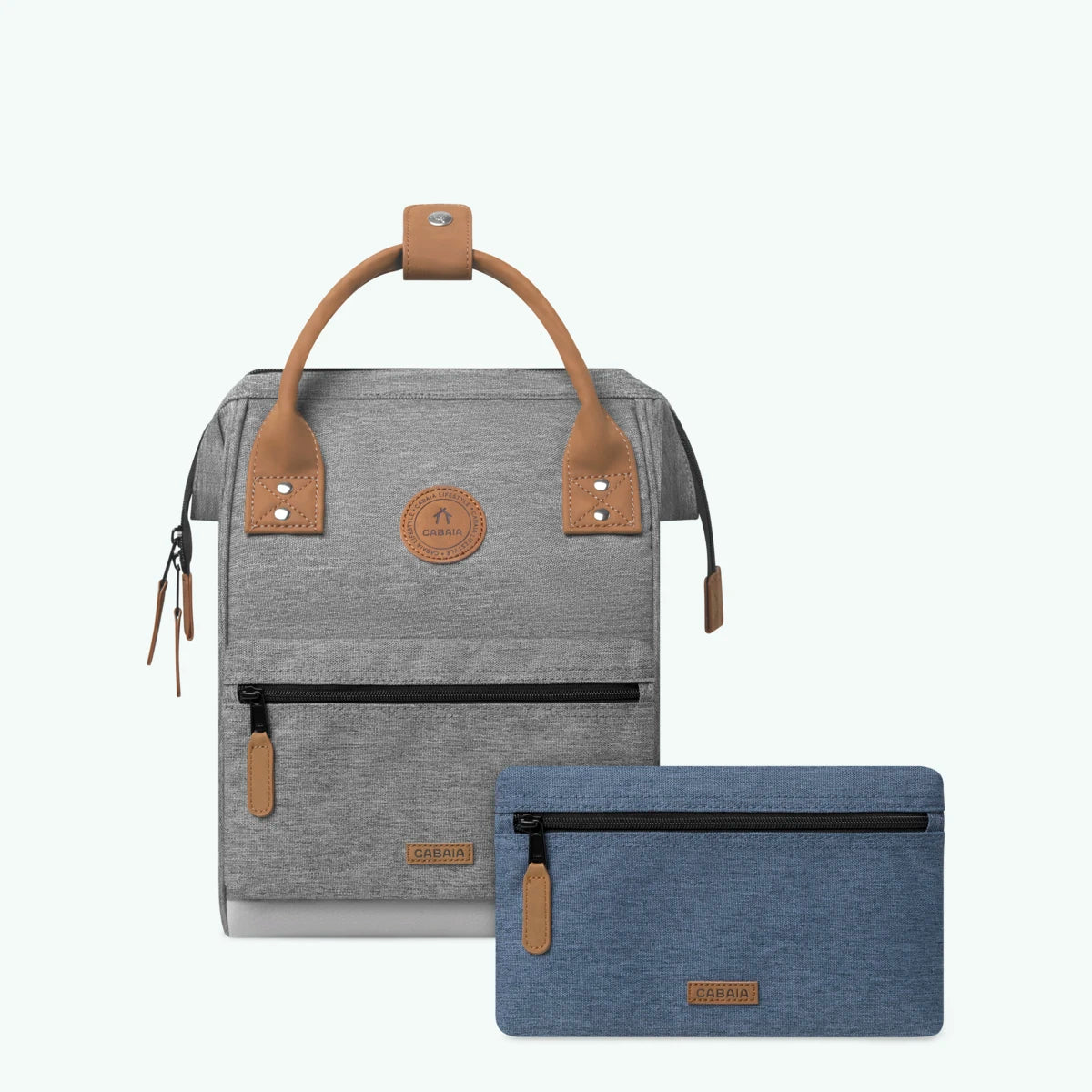 new-york-hellgrau-klein-rucksack