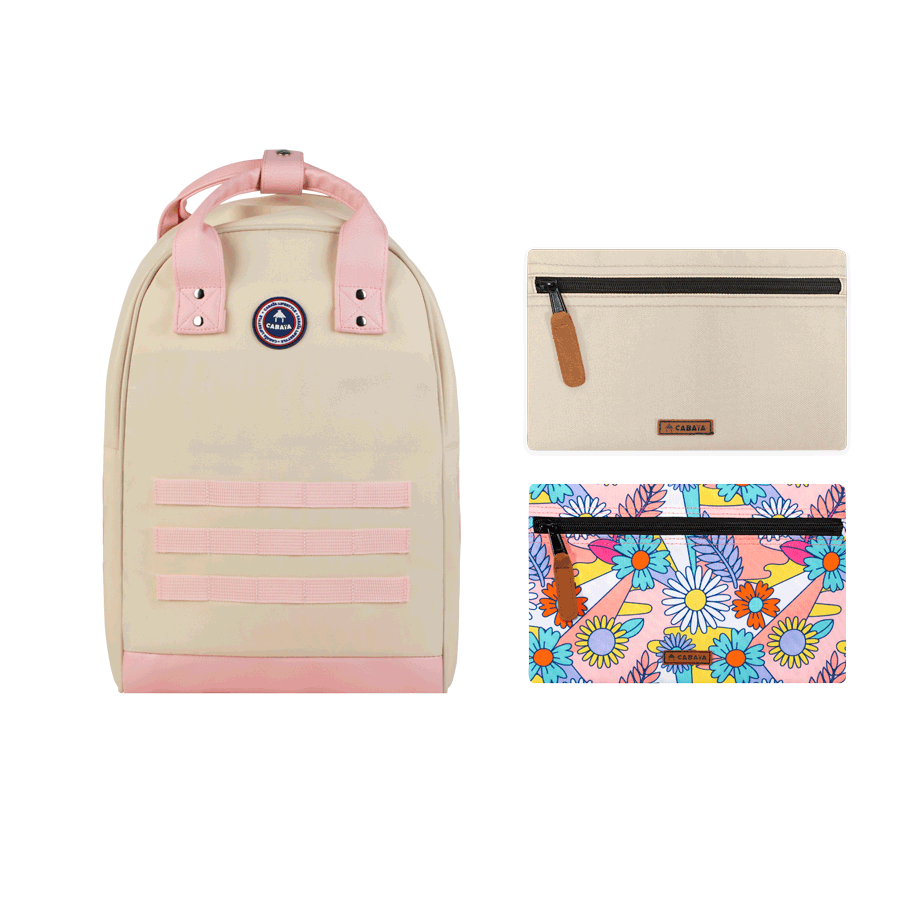 backpack-old-school-medium-cream-with-2-interchangeables-pockets