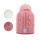 Milky Pink Lurex mit Fleece